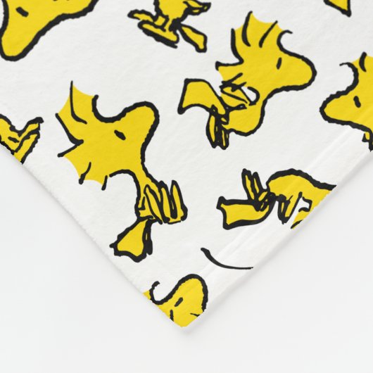 Woodstock Classic Design Pattern Fleece Deken (Hoek)