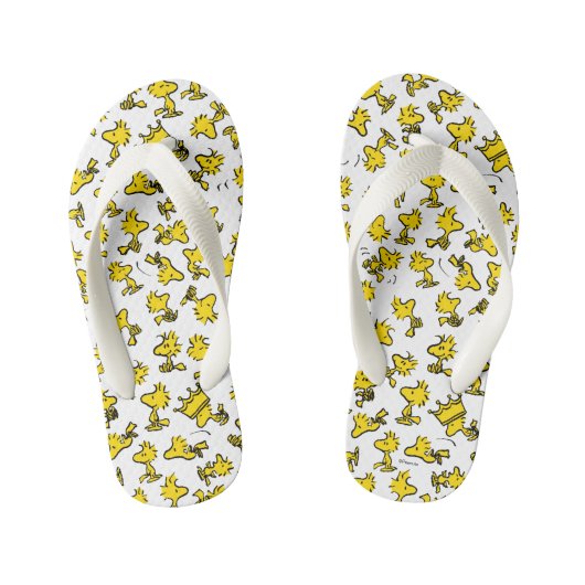 Woodstock Classic Design Pattern Kinder Teenslippers (Voetbed)