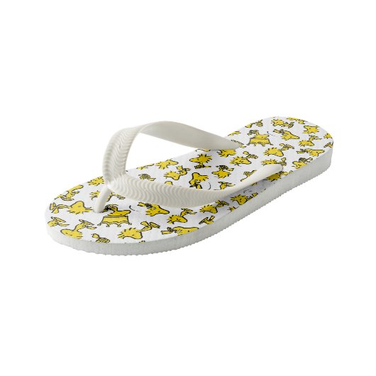 Woodstock Classic Design Pattern Kinder Teenslippers (Schuin)