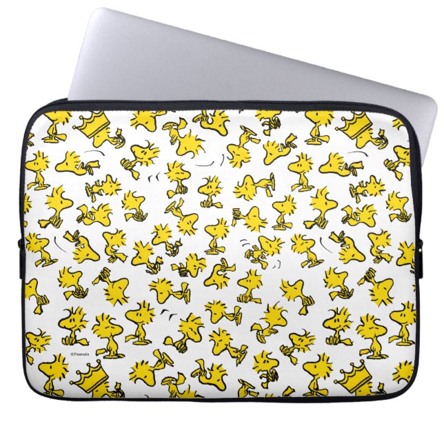 Woodstock Classic Design Pattern Laptop Sleeve (Voorkant)