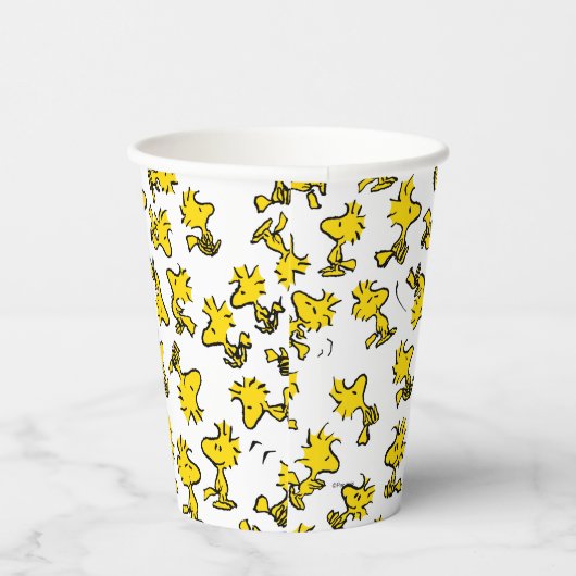 Woodstock Classic Design Pattern Papieren Bekers (Rechts)