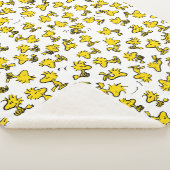 Woodstock Classic Design Pattern Sherpa Deken (3/4)