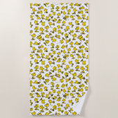 Woodstock Classic Design Pattern Strandlaken (Voorkant)