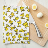 Woodstock Classic Design Pattern Theedoek (Quarter Fold)