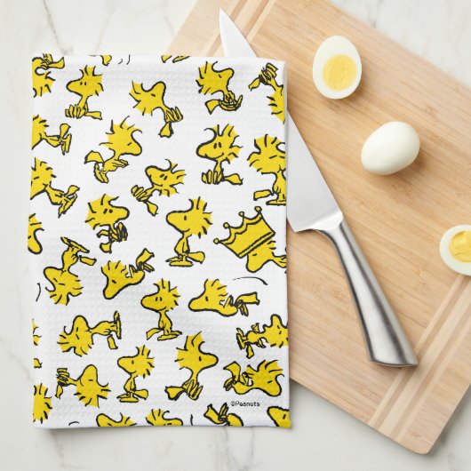 Woodstock Classic Design Pattern Theedoek (Quarter Fold)