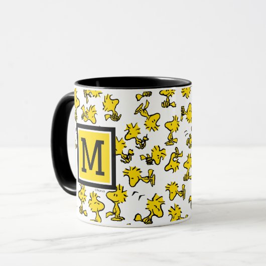 Woodstock Classic Design | Uw monogram toevoegen Mok (Voorkant links)