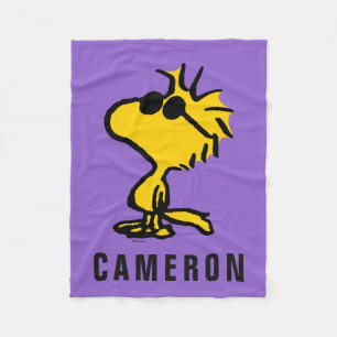 Woodstock Cool Sunbril   Jouw namen toevoegen Fleece Deken