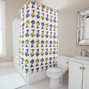 Woodstock Cool Sunbril Pattern Douchegordijn