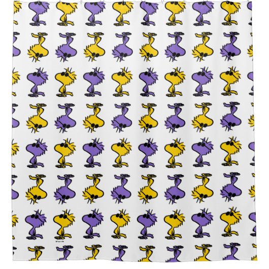 Woodstock Cool Sunbril Pattern Douchegordijn (Voorkant)