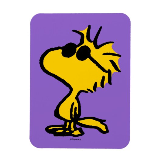 Woodstock Cool Sunbril Pattern Magneet (Verticaal)