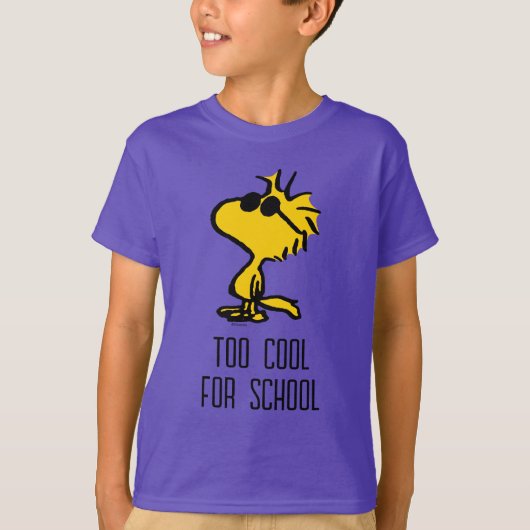 Woodstock Cool Sunbril Pattern T-shirt (Voorkant)