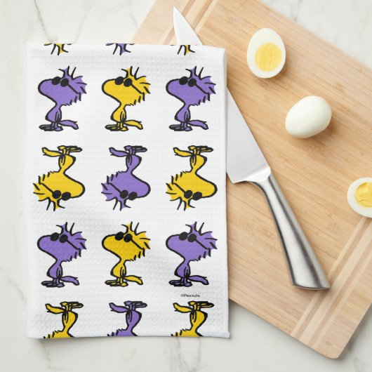 Woodstock Cool Sunbril Pattern Theedoek (Quarter Fold)