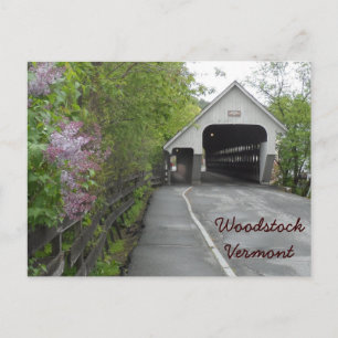 Woodstock Covered Bridge, Vermont Briefkaart