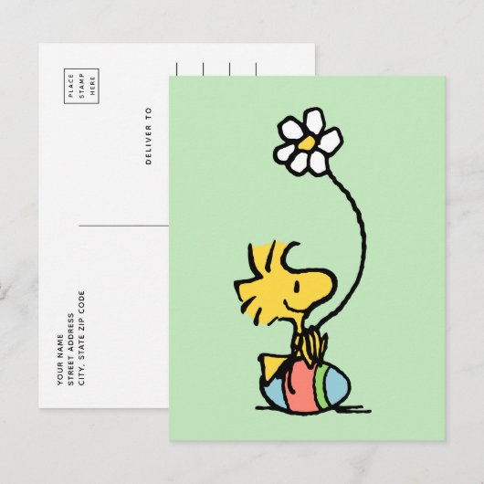 Woodstock Easter Egg Briefkaart (Voorkant / Achterkant)