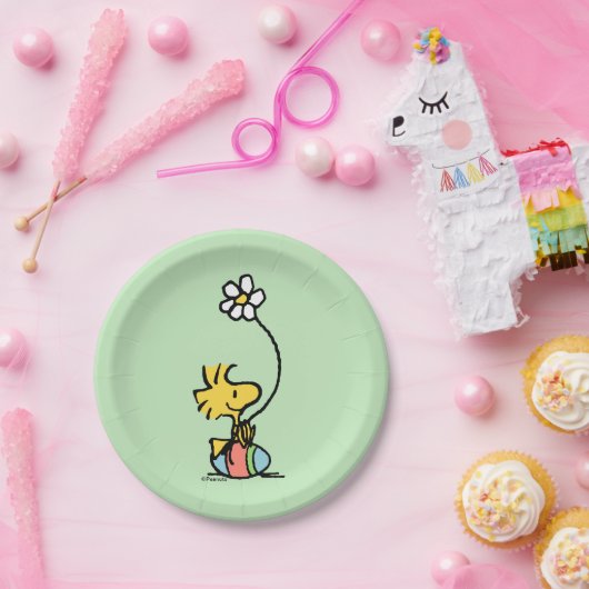 Woodstock Easter Egg Papieren Bordje (Feest)