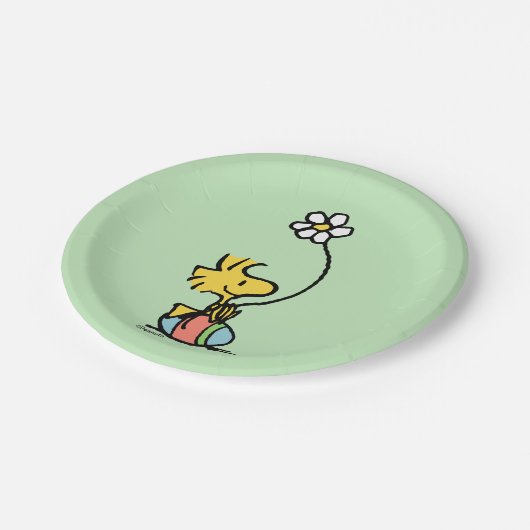 Woodstock Easter Egg Papieren Bordje (Gekanteld)