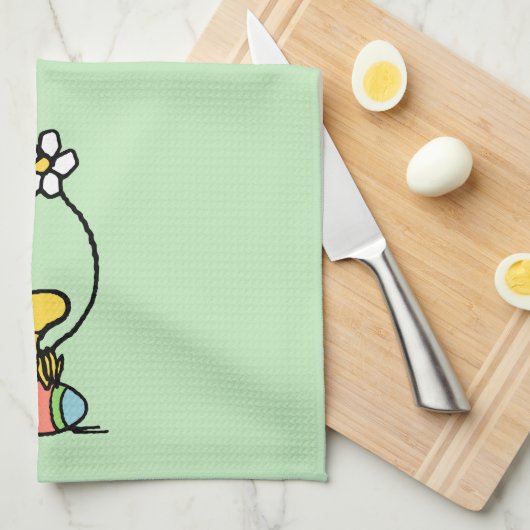 Woodstock Easter Egg Theedoek (Quarter Fold)