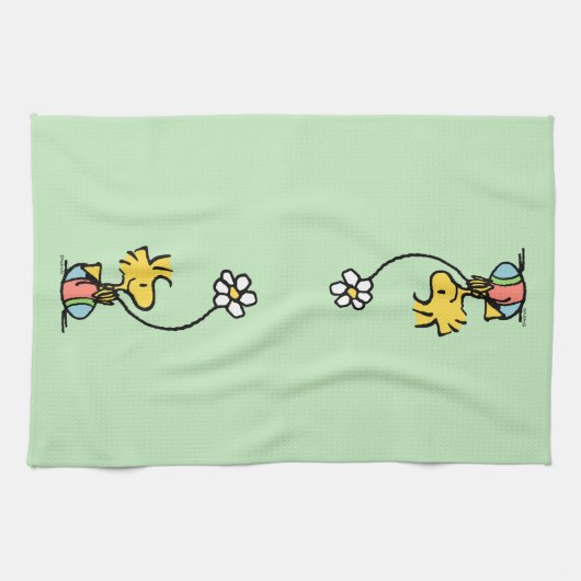 Woodstock Easter Egg Theedoek (Horizontaal)