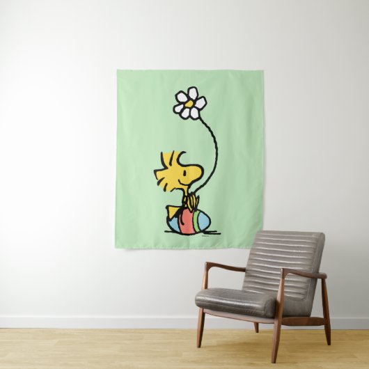 Woodstock Easter Egg Wandkleed (In situ)