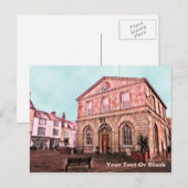 Woodstock, England Town Hall Feestdagenkaart (Voorkant / Achterkant)