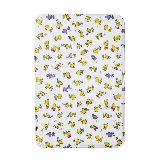 Woodstock Fun Pattern Badmat (Voorkant Verticaal)