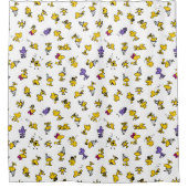Woodstock Fun Pattern Douchegordijn (Voorkant)