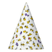 Woodstock Fun Pattern Feesthoedjes (Links)