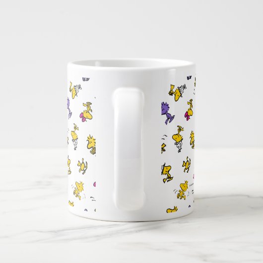 Woodstock Fun Pattern Grote Koffiekop (Achterkant)