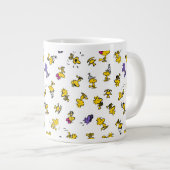 Woodstock Fun Pattern Grote Koffiekop (Voorkant rechts)