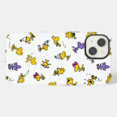 Woodstock Fun Pattern iPhone Hoesje (Achterkant horizontaal)