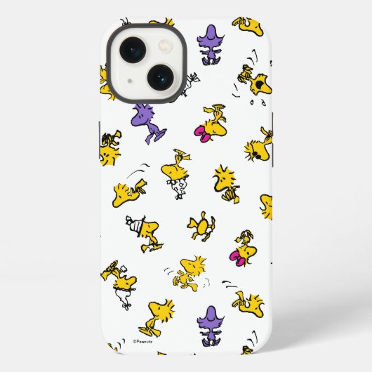 Woodstock Fun Pattern iPhone Hoesje (Achterkant)