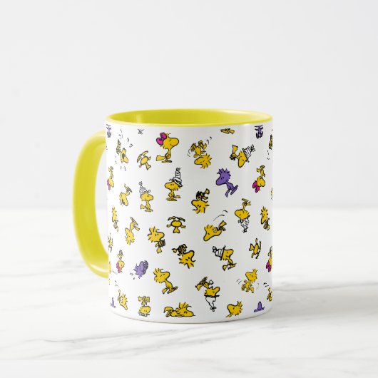 Woodstock Fun Pattern Mok (Voorkant links)