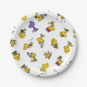 Woodstock Fun Pattern Papieren Bordje