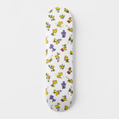 Woodstock Fun Pattern Persoonlijk Skateboard (Voorkant)