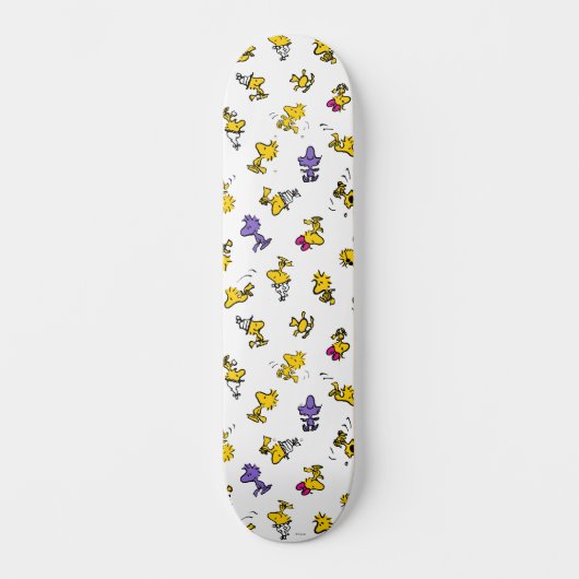 Woodstock Fun Pattern Persoonlijk Skateboard (Voorkant)