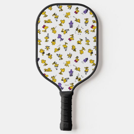 Woodstock Fun Pattern Pickleball Paddle (Achterkant)