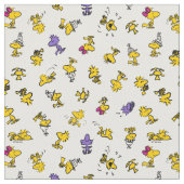 Woodstock Fun Pattern Stof (Close Up)