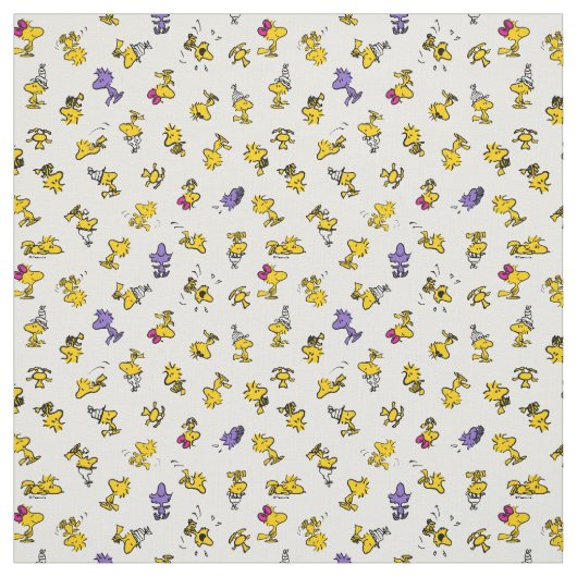 Woodstock Fun Pattern Stof (Swatch)
