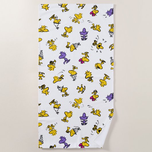 Woodstock Fun Pattern Strandlaken (Voorkant)