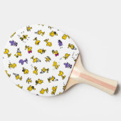 Woodstock Fun Pattern Tafeltennisbatje (Zijkant)