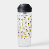 Woodstock Fun Pattern Waterfles (Achterkant)