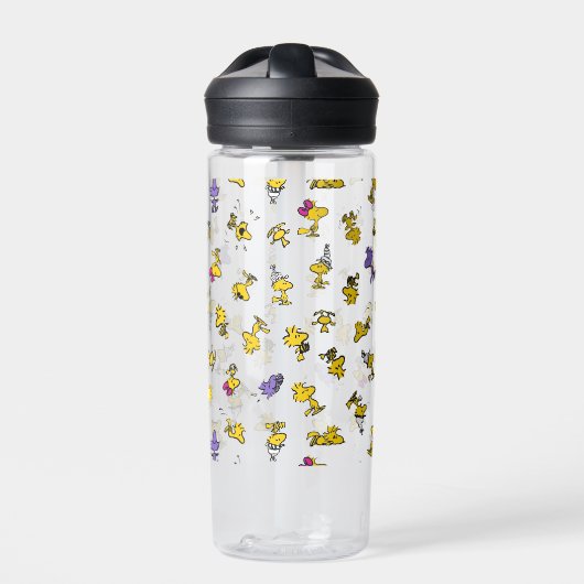 Woodstock Fun Pattern Waterfles (Voorkant)