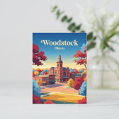 Woodstock (Illinois) Briefkaart (Staand voorkant)