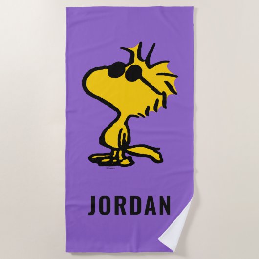 Woodstock In Sunglasses | Add Your Name Strandlaken (Voorkant)