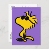 Woodstock in zonnebril briefkaart (Voorkant / Achterkant)