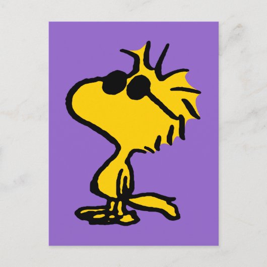 Woodstock in zonnebril briefkaart (Voorkant)