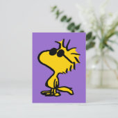 Woodstock in zonnebril briefkaart (Staand voorkant)