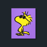 Woodstock in zonnebril canvas afdruk<br><div class="desc">Kijk eens naar dit superschattige ontwerp met Woodstock die een coole zonnebril draagt.</div>