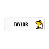 Woodstock in zonnebril etiket (Voorkant)