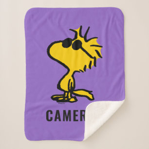 Woodstock in zonnebril   Jouw namen toevoegen Sherpa Deken